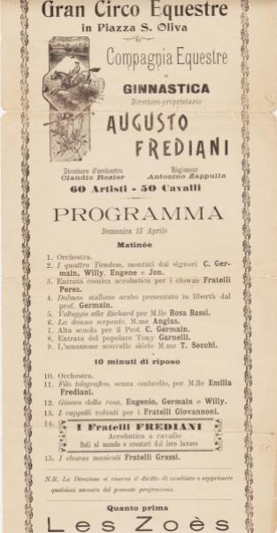 Circa 1900 affichette Frediani en Italie (con Rosa Bassi) 001
